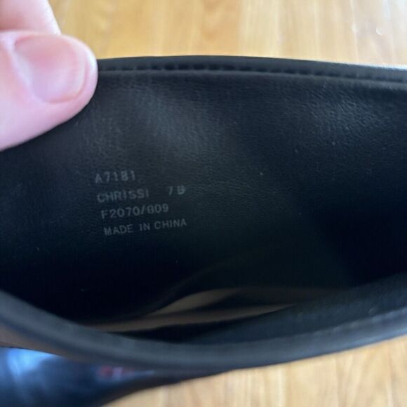 COACH CHRISSI SIGNATURE BLACK Leather Plaid Knee High Riding Boots Sz 7 - Picture 6 of 12